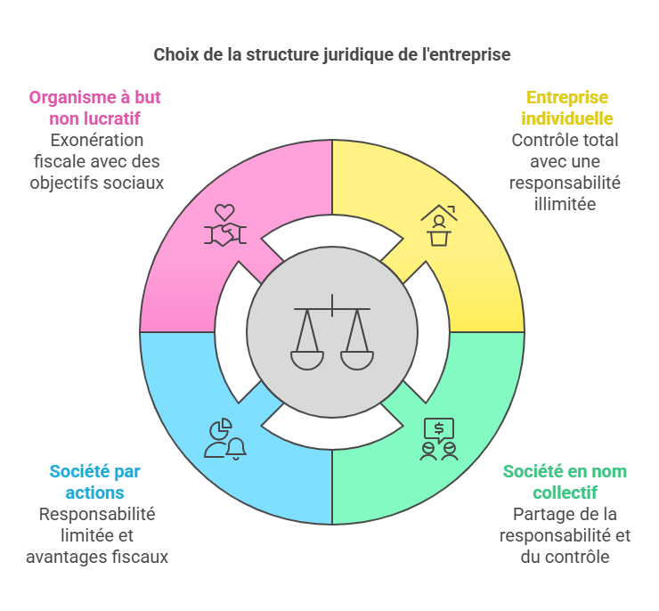 Choix structure juridique entreprise